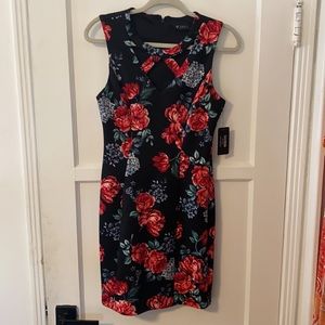 Guess Floral Dress Black Women’s SZ 8 NWT